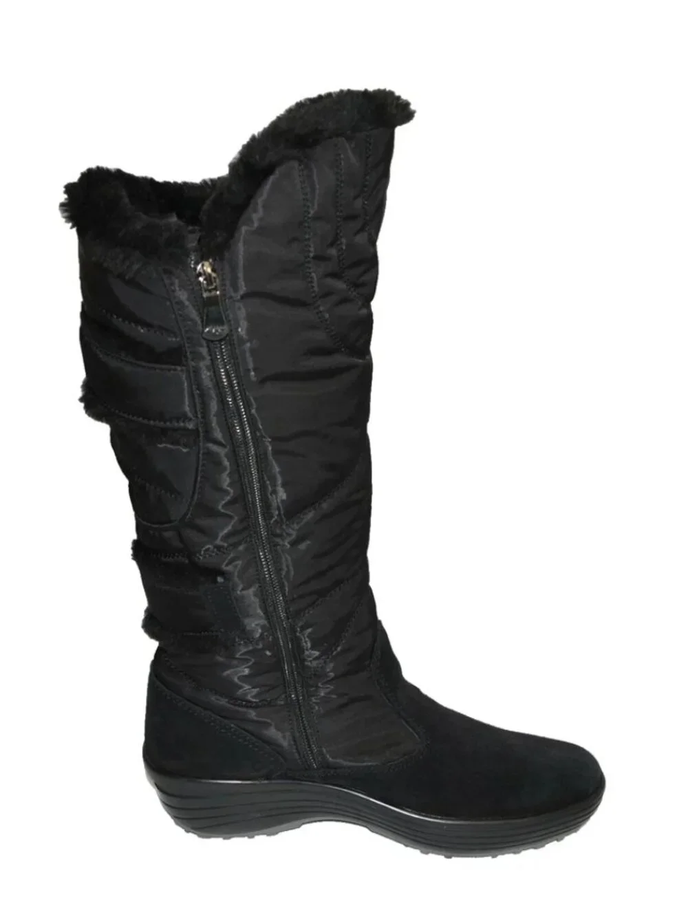 New! Pajar Carmin Waterproof Faux Fur Boot Black Size 42 EUR 11 US DD17